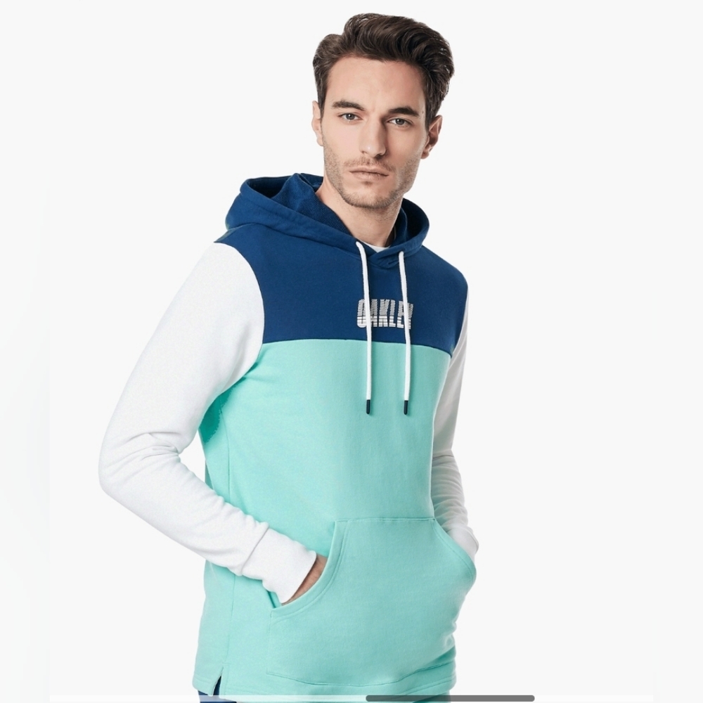 Oakley Tn Racing Team Fleece Hoodie/ Men's/ Blue White/Large/ NWT